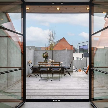 Beautiful Luxurious Mansion With Several Terraces Kortrijk Exterior foto